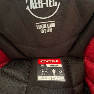 CCM FT6 Black and Red Hockey Pants